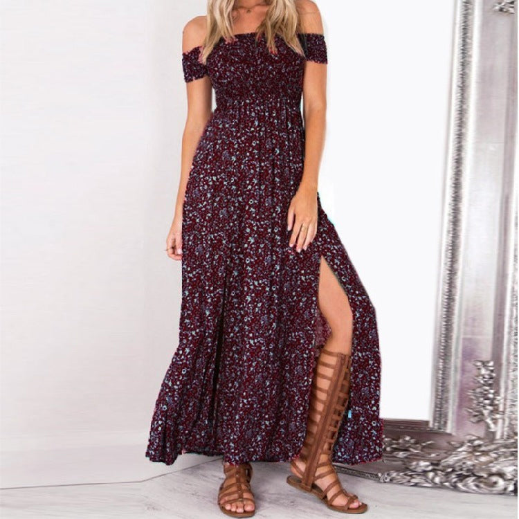 Coachella Music Festival Outfits Floral Dress Vacation Beach Dress Women's Dress