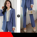 Interview Suit Women's Long-Sleeved Suit Casual Fashion Spring, Autumn and Winter