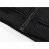 Cardigan Baseball Jacket Kan'ye Hoodie Hooded Fleece-Lined Zipper Cardigan Sweater