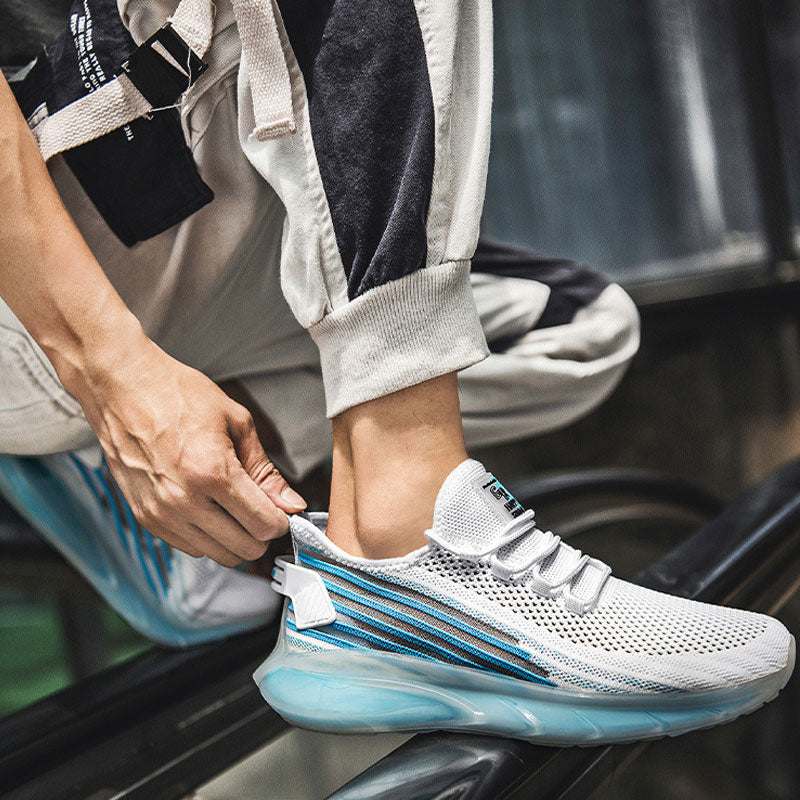 Men Sneakers Men Walking Shoes for Jogging Breathable Lightweight Shoes Summer plus Size Breathable Casual Sneakers