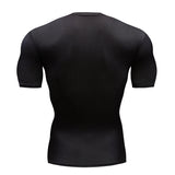 Skull T Shirt Superman Short Sleeve T-shirt Captain America Sports Tights Men's Fitness