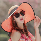 Big Hats Sun Hat Female Summer Outdoor Butterfly Straw Hat