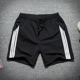 Men White Shorts Summer Men's Sports Pants Casual Loose