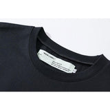Off White T Shirt Arrow Print Short Sleeve Men'S Clothing Owt