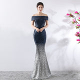 Burgundy Dress Formal Dress Slimming Host Formal Dress Long
