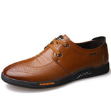 Men's Dress Shoes Classic Leather Oxfords Casual Cushioned Loafer Spring and Autumn Men's Shoes  Leather Shoes Casual