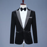 Men Prom Outfits Bright Silk