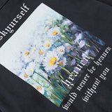 Askyurself Hoodie Vintage Printed Fleece Men's Hooded Sweater Women's Hoodie