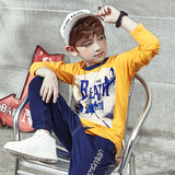 Children Long Sleeve Shirts Autumn Long Sleeve Cotton Boy Long Sleeve