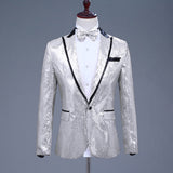 Men Prom Outfits Sequined Costume