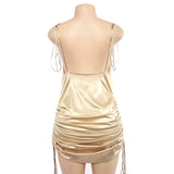 Music Festivals Rave Outfits Dress Summer Women's Backless Sexy Slim Dress