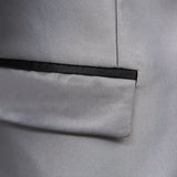 Black Tie Attire Suit Host Stage Costume