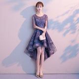 Mauve Dress Bridesmaid Banquet Evening Dress Dinner Suit Women