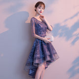 Mauve Dress Bridesmaid Banquet Evening Dress Dinner Suit Women