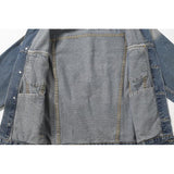 Off White Arrow Denim Jacket Jean Coat Letter Arrow Washed Distressed Jacket Ow Men'S And Women'S Denim Jacket Owt