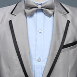Black Tie Attire Suit Host Stage Costume