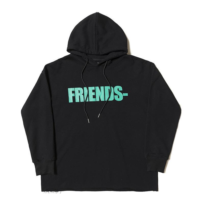Vlone Hoodie Autumn And Winter Friens Popular Sweater Letter V Hooded Sweater