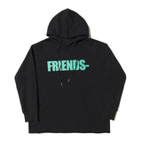 Vlone Hoodie Autumn And Winter Friens Popular Sweater Letter V Hooded Sweater