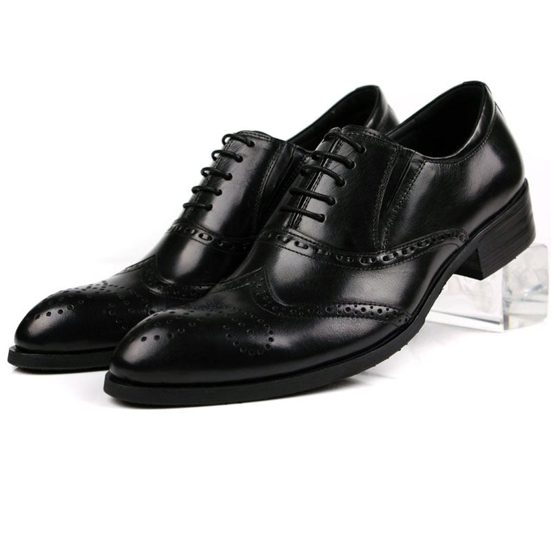 Men's Dress Shoes Classic Leather Oxfords Casual Cushioned Loafer Men's Leather Shoes Formal Business Leather Shoes Fashion Shoes