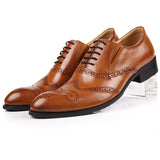 Men's Dress Shoes Classic Leather Oxfords Casual Cushioned Loafer Men's Leather Shoes Formal Business Leather Shoes Fashion Shoes