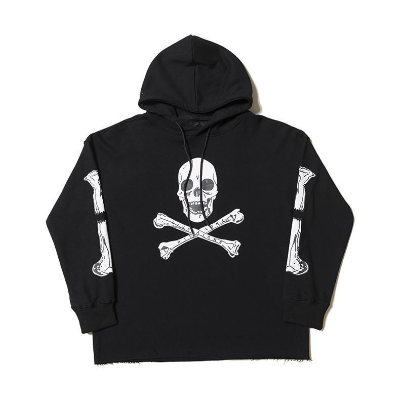 Vlone Hoodie Fall/Winter Hoodie Coat Large Size Retro Sports