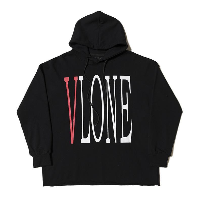 Vlone Hoodie Popular Hooded Pure Cotton Sweater Letter Autumn And Winter Clothing