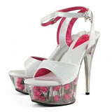 Platform Heels for Women Summer Sandals Peep Toe Plus Size Waterproof Shoes