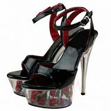 Platform Heels for Women Summer Sandals Peep Toe Plus Size Waterproof Shoes