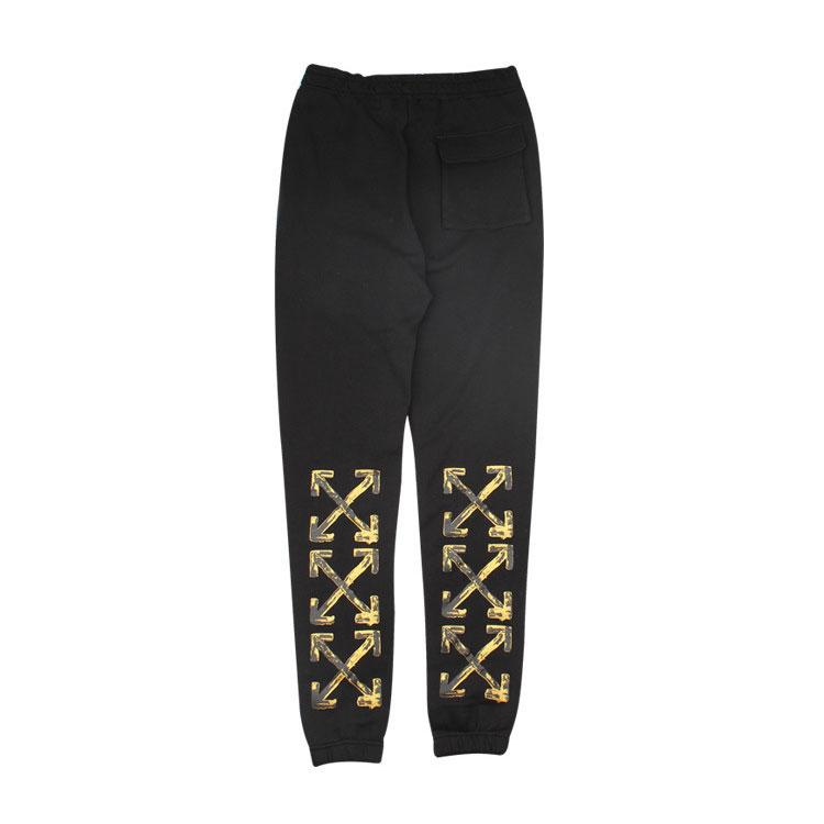 Off Whitesweatpants Men And Women Autumn Casual Plus Size Ow Loose Trousers Owt