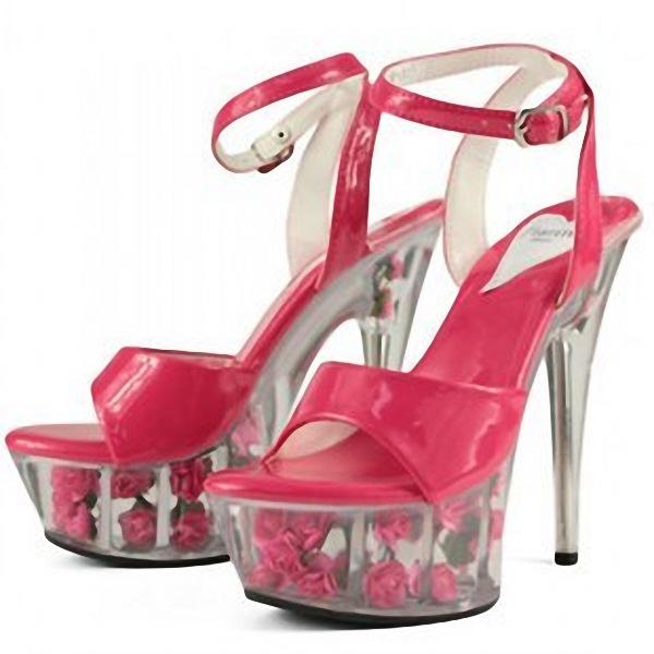 Platform Heels for Women Summer Sandals Peep Toe Plus Size Waterproof Shoes