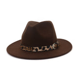 Beth Dutton Hat Woolen Top Hat Female Gentleman Fedora Hat Flat Brim