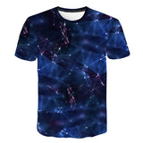 Skull T Shirt 3D Printed Skull Fish Digital Printed Short Sleeve T-shirt