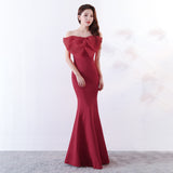 Burgundy Dress Formal Sexy Party Host Tube Top Short Dress for Women