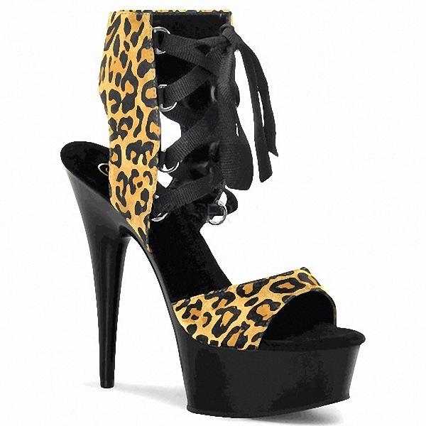 Platform Heels for Women Cutout Bow Bandage Sandals