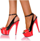 Platform Heels for Women Summer 15cm High Heel Sandals Peep Toe Large Size Sandals