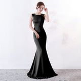 Burgundy Dress Formal Dress Women's Banquet Host Slim Fit Elegant Long Dress