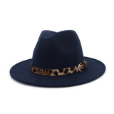 Beth Dutton Hat Woolen Top Hat Female Gentleman Fedora Hat Flat Brim