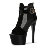 Platform Heels for Women Bohemian Peep Toe High Heel Hollowed Fashion Sandals