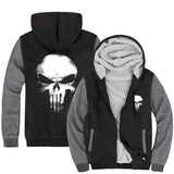 Skull Apparel Skull Sweatshirt Cardigan