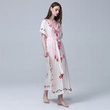 Beth Dutton Bohemian Summer Spring Midi Dress Self-Tie Dress Vacation
