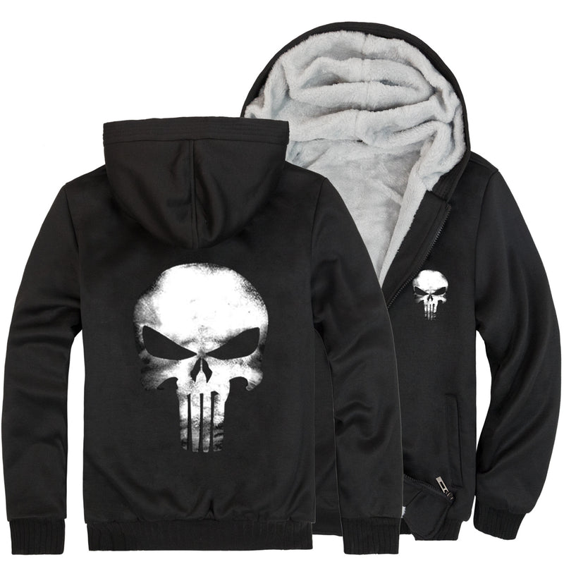 Skull Apparel Skull Sweatshirt Cardigan