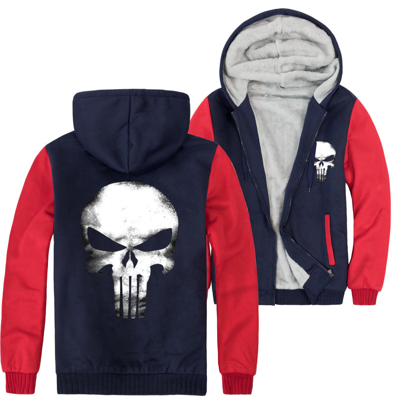 Skull Apparel Skull Sweatshirt Cardigan