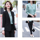 Interview Suit Women Suit Female Autumn Fashion Two-Piece Suit