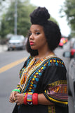 African Ethnic Clothes Dashiki Dress