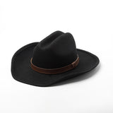 Beth Dutton Hat Autumn and Winter Belt Woolen Cowboy Hat Men and Women