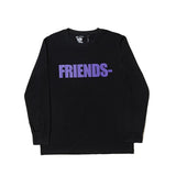 Vlone Sweatshirt Big V Printed Men'S And Women'S Loose Casual Long Sleeves Tshirt Autumn