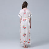 Beth Dutton Bohemian Summer Spring Midi Dress Self-Tie Dress Vacation