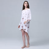 Beth Dutton Bohemian Summer Spring Midi Dress Loose round Neck Embroidery