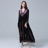 Beth Dutton Bohemian Dress Winter Autumn Midi Dresses