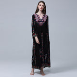 Beth Dutton Bohemian Dress Winter Autumn Midi Dresses